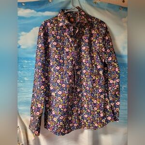 Simon Banks NWOT Mens Halloween Skeleton Long Sleeve Button Down Shirt Size Smal